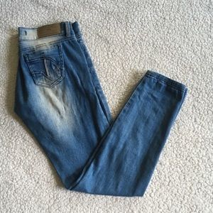 Anthony Quintana Boyfriend Skinny Blue Jean 3